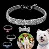 Bling Pet Dog Collar Fashion Bone